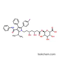 Molecular Structure of 463962-58-5 (Atorvastatin Acyl-b-D-glucuronide)